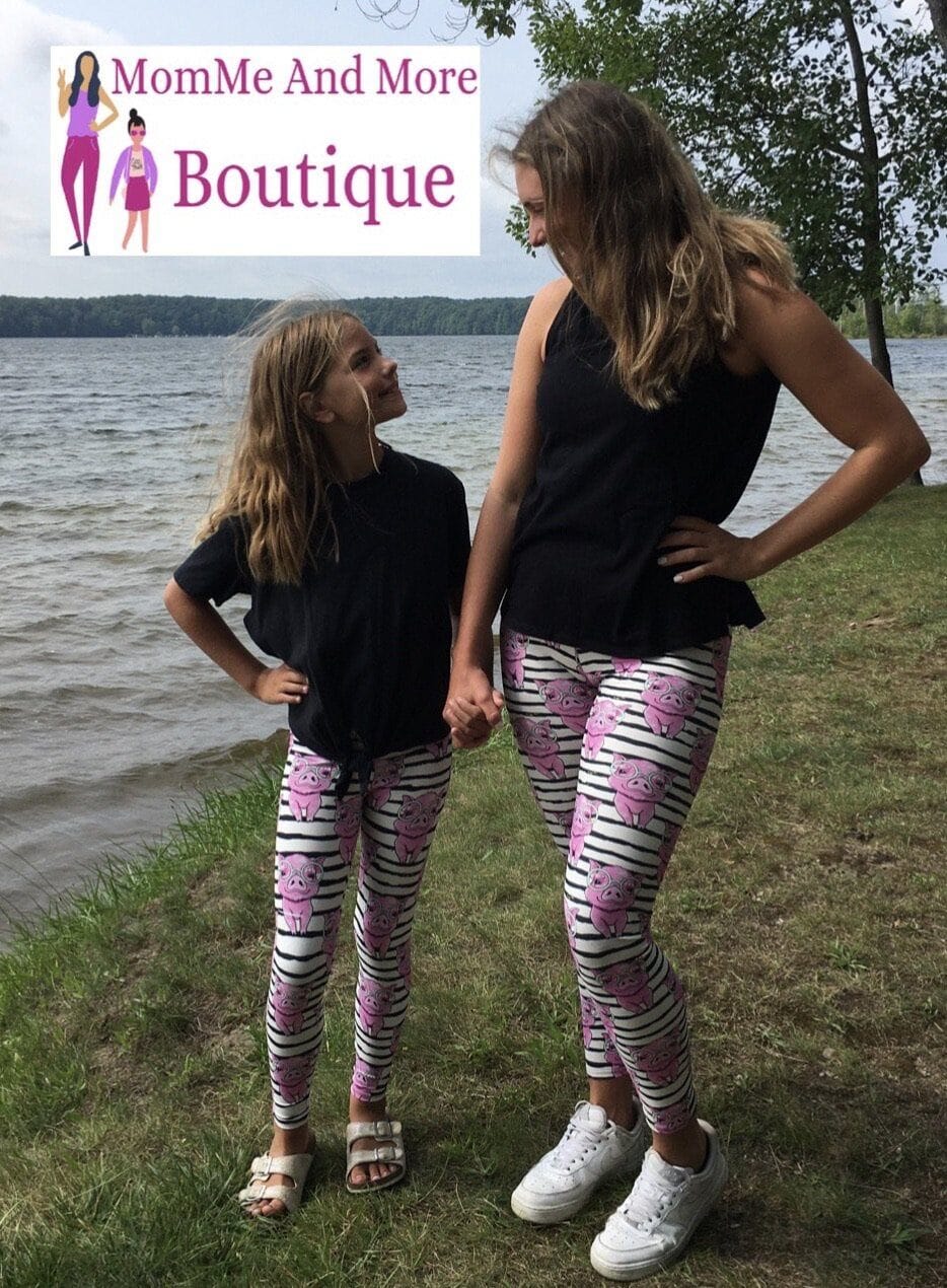 Buy Mommy and Me Matching Workout Leggings Set Animal Print Yoga Pants  Mother's Day Sports Gift Running Activewear Patched Mom Daughter Cute  Online in India - Etsy
