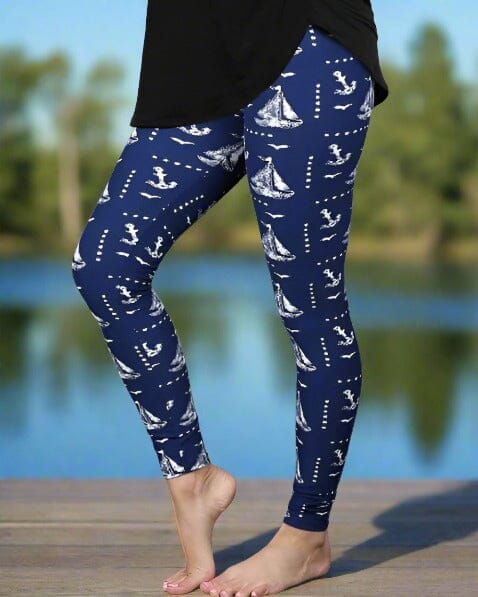 Lularoe nautical leggings best sale