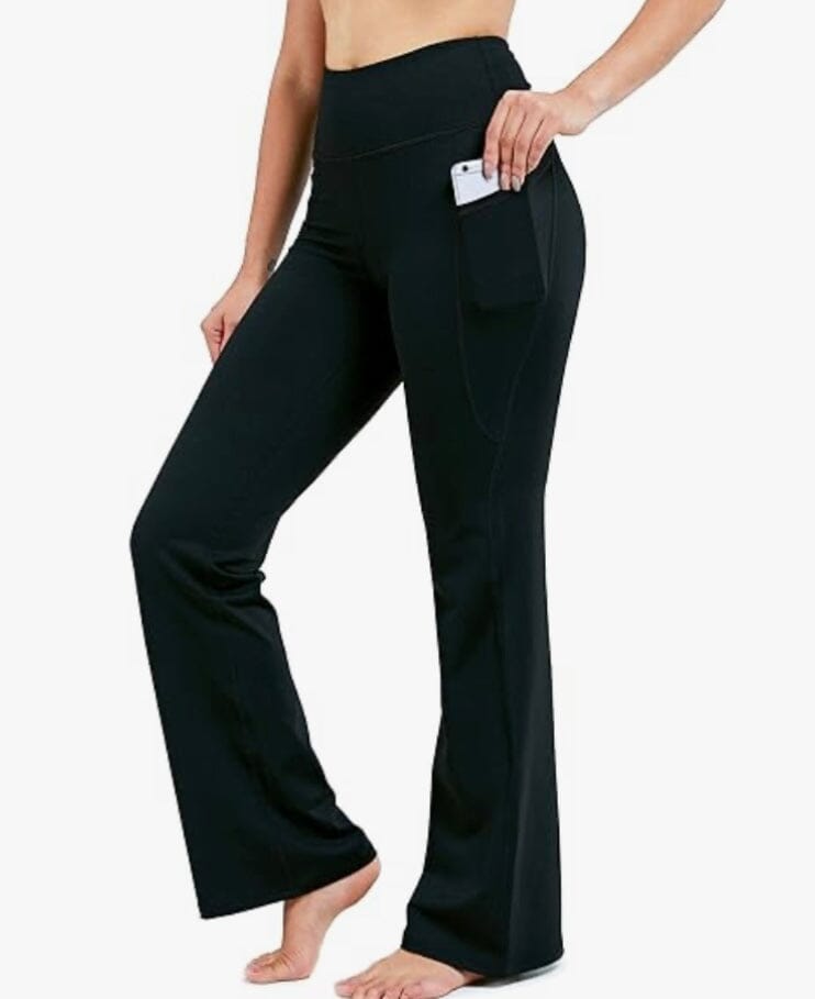 Heathyoga Yoga Leggings with Pockets for Women, Tummy Control Women's High  Waist Yoga Pants with Pockets Workout Yoga Pants Black : :  Clothing & Accessories