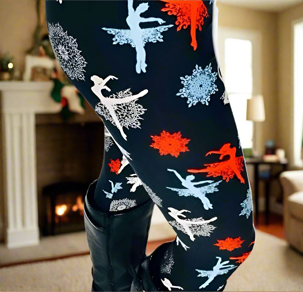 Womens Christmas Nutcracker Leggings MomMe And More Boutique MomMe and More