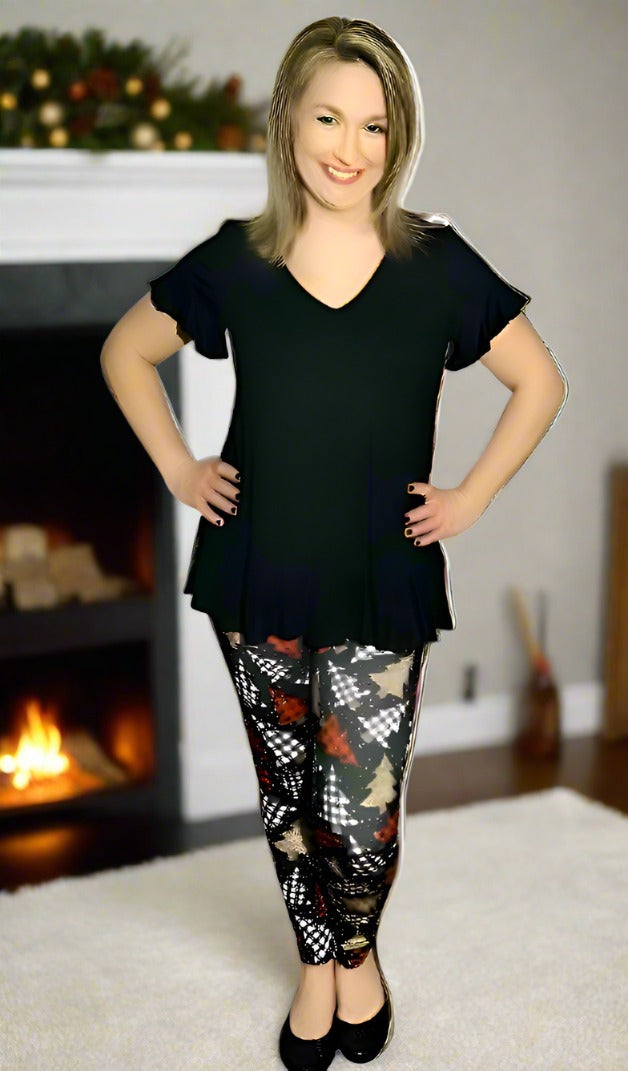 Two Left Feet Women's Holiday Leggings, All Decked Out, S/M at   Women's Clothing store