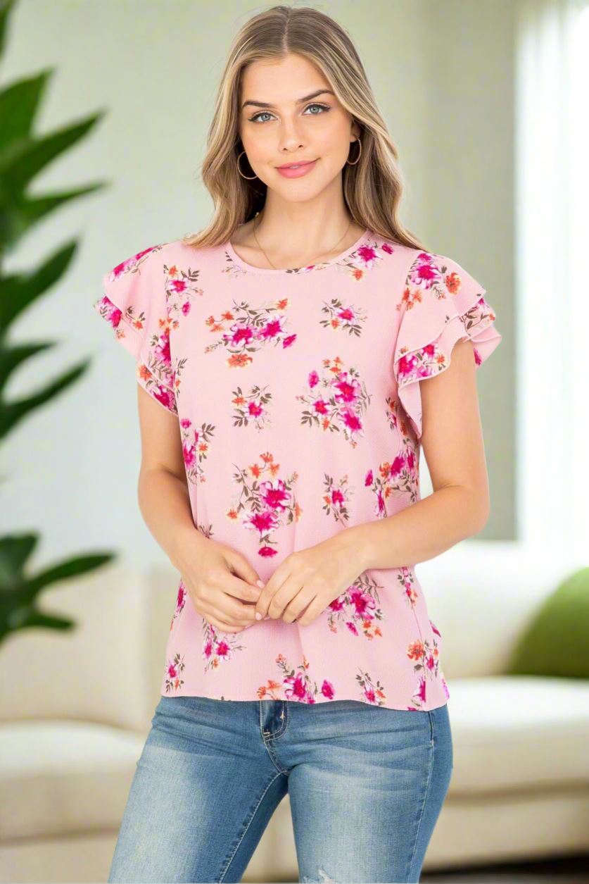 XL Women ’s Floral outlet Top