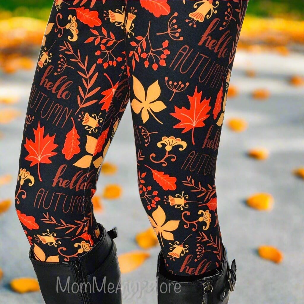 Autumn Leaves top Leggings