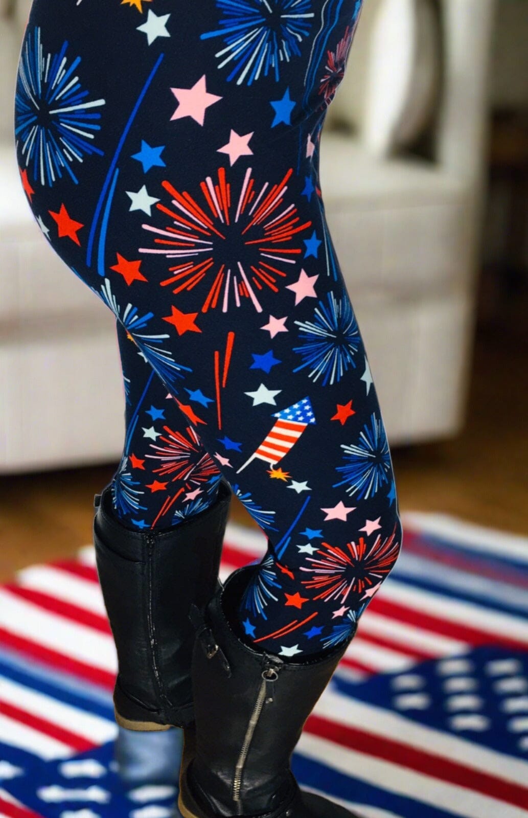 Flag leggings hotsell