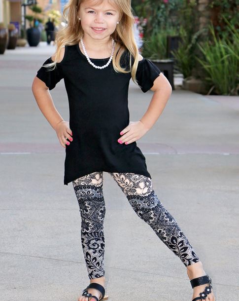 Girls 1 Best Lace Leggings MomMe And More Boutique MomMe and More