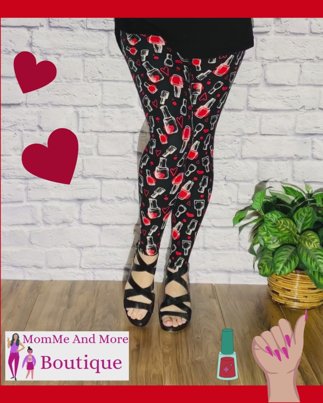 Valentines day clearance leggings plus size