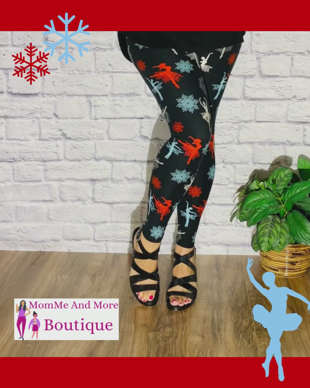 Holiday Legging Fashion and Style - Mom Spark - Mom Blogger