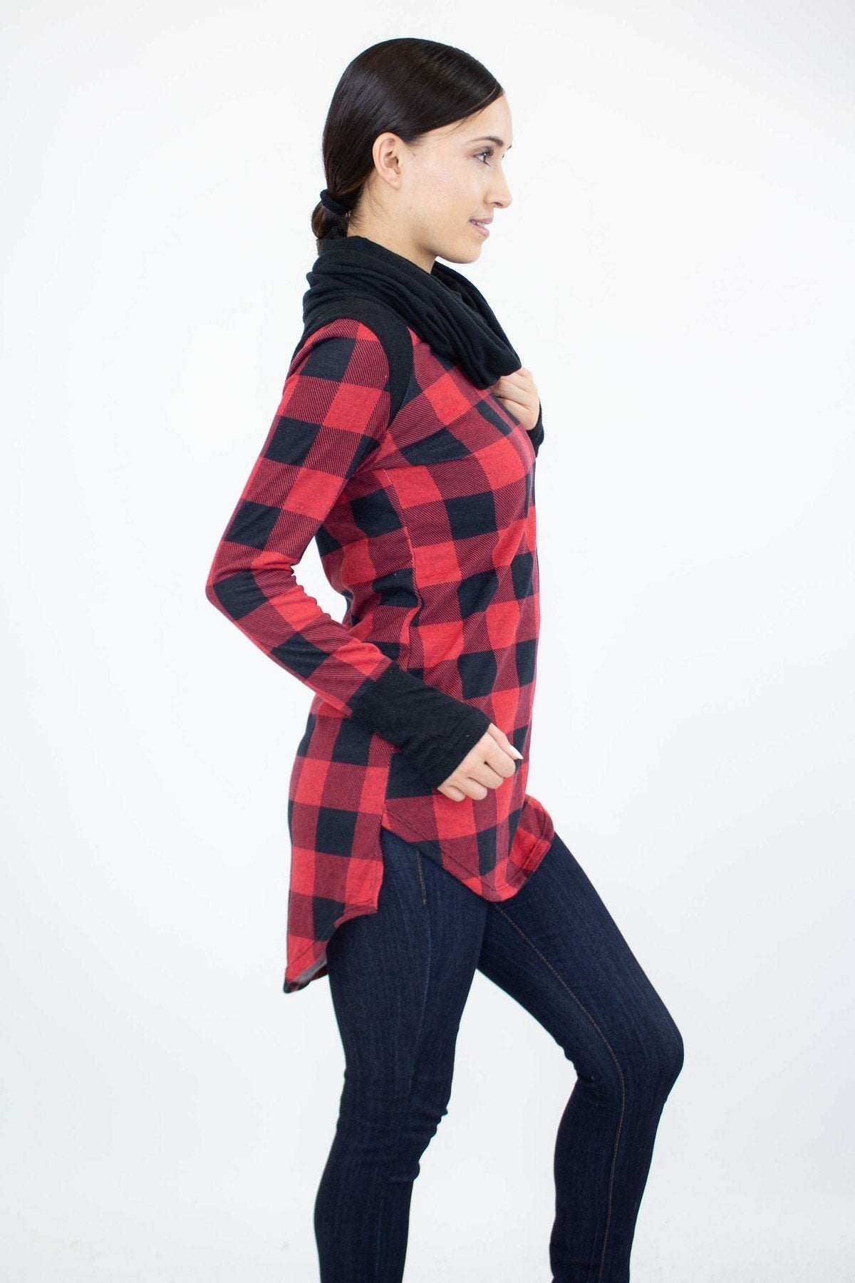 Womens christmas plaid outlet shirt