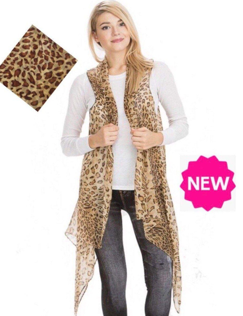 Womens cheetah print clearance cardigan