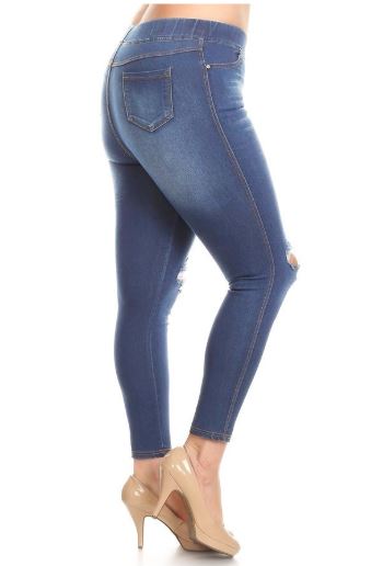 Bigersell Women's Straight Jeans Full Length Pants Jeans Women Button High  Waist Pocket Solid Color Jeans Trousers Loose Denim Pants Ripped Distressed  Denim Jeggings - Walmart.com