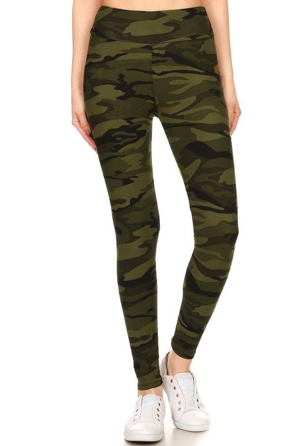 Lularoe One Size OS Solid Hunter Green (195511) Womens Leggings fits Adult  Sizes 2-10