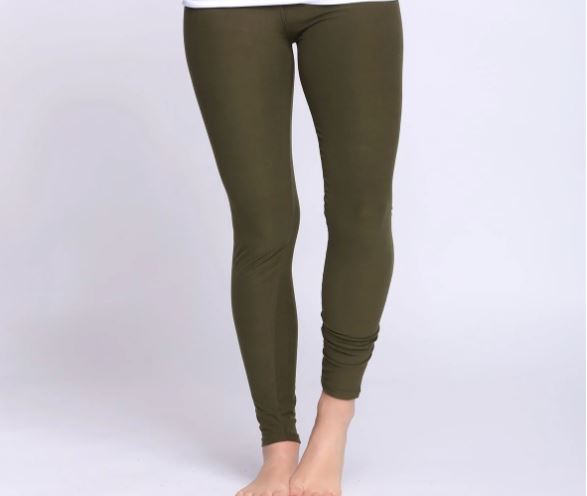 Women's Flare Leggings with Pockets-Crossover High Waisted Bootcut Yoga  Pants-Tummy Control Bell Bottom Leggings - olive-green - Walmart.com
