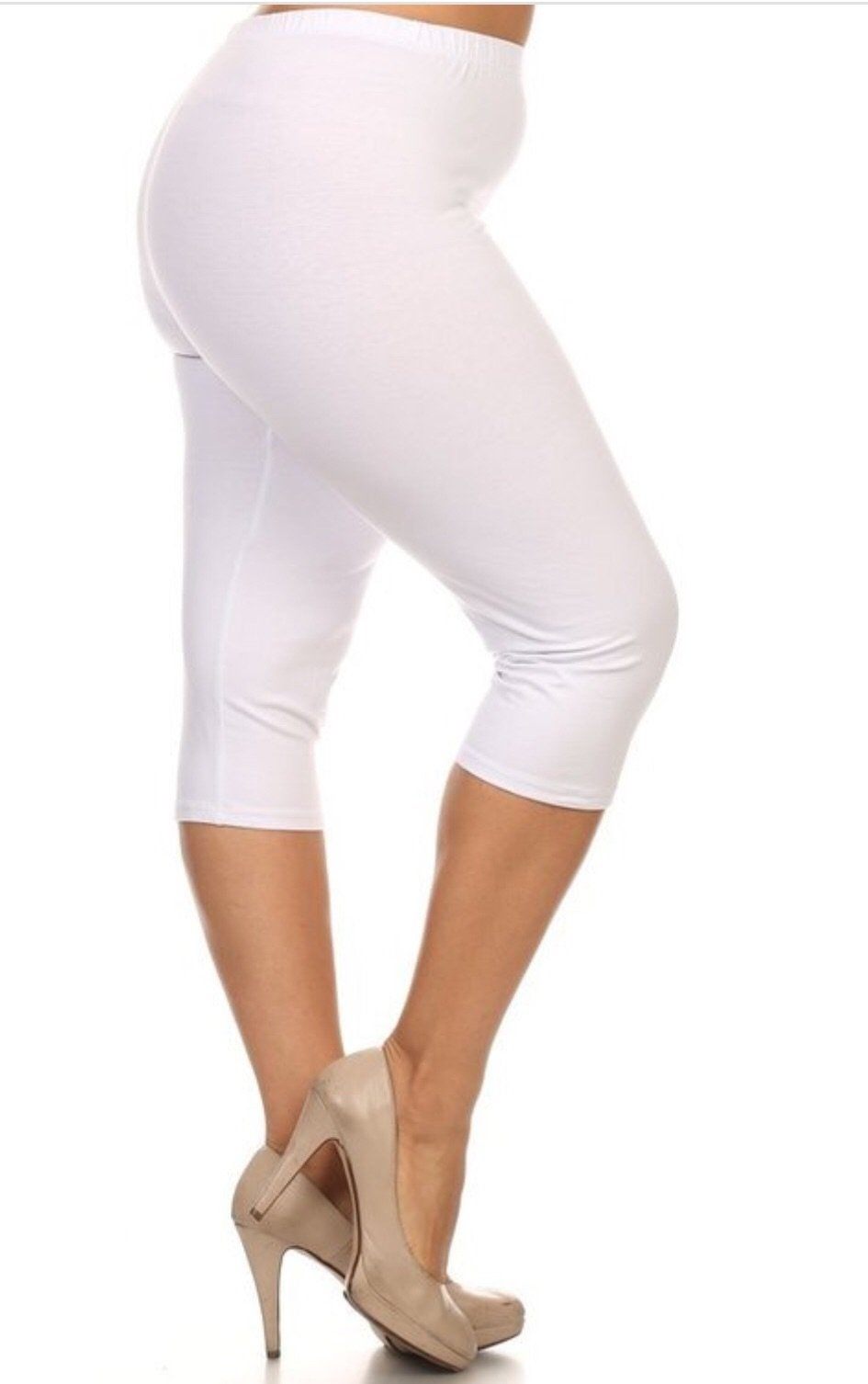 Buy online White Solid Legging from Capris & Leggings for Women by Jvnine  for ₹429 at 28% off