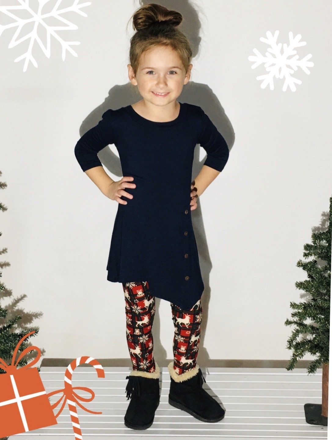 Toddler girl 2024 christmas tights